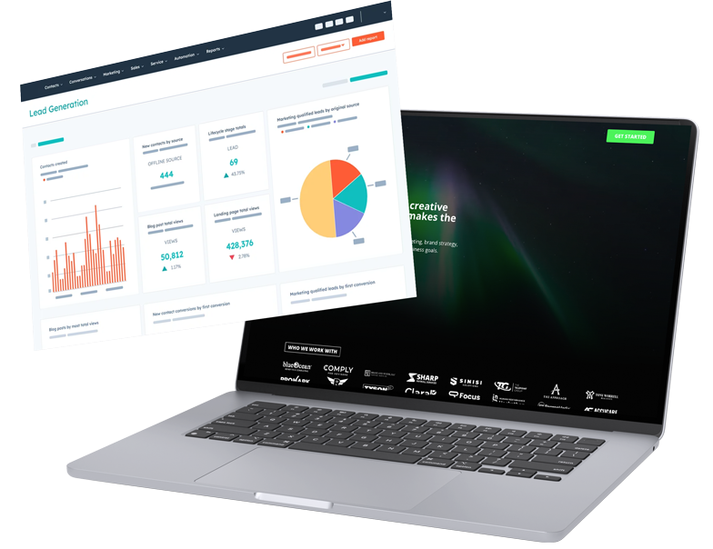 Laptop Marketing View